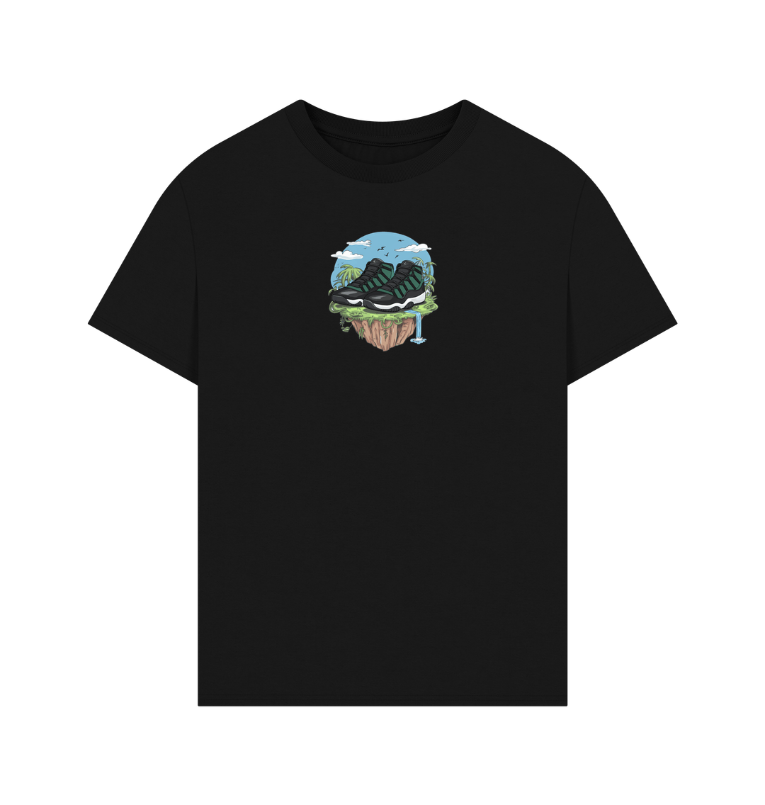Black Jordan 11s Island Tee