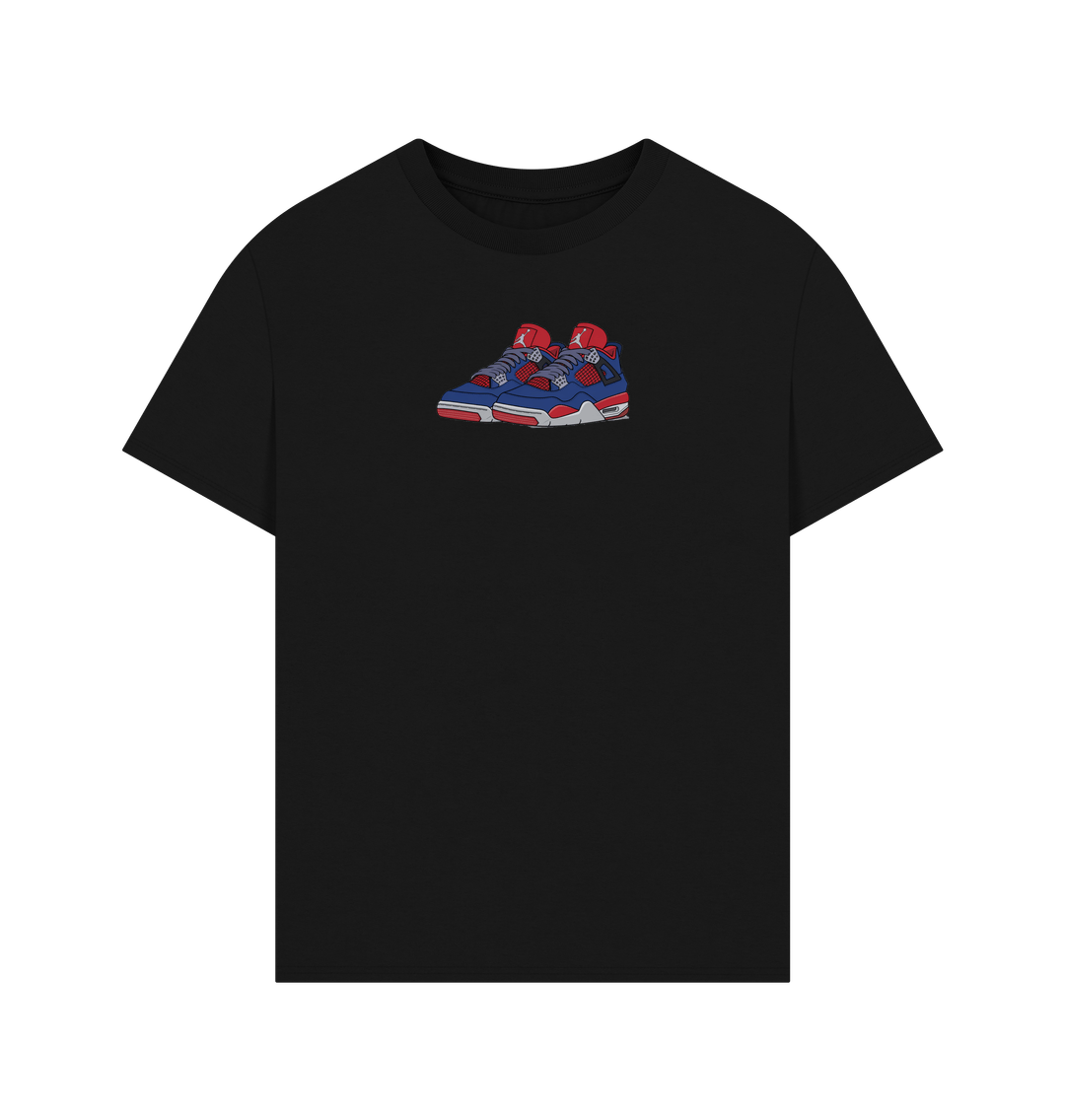 Black Jordan 4s Tee