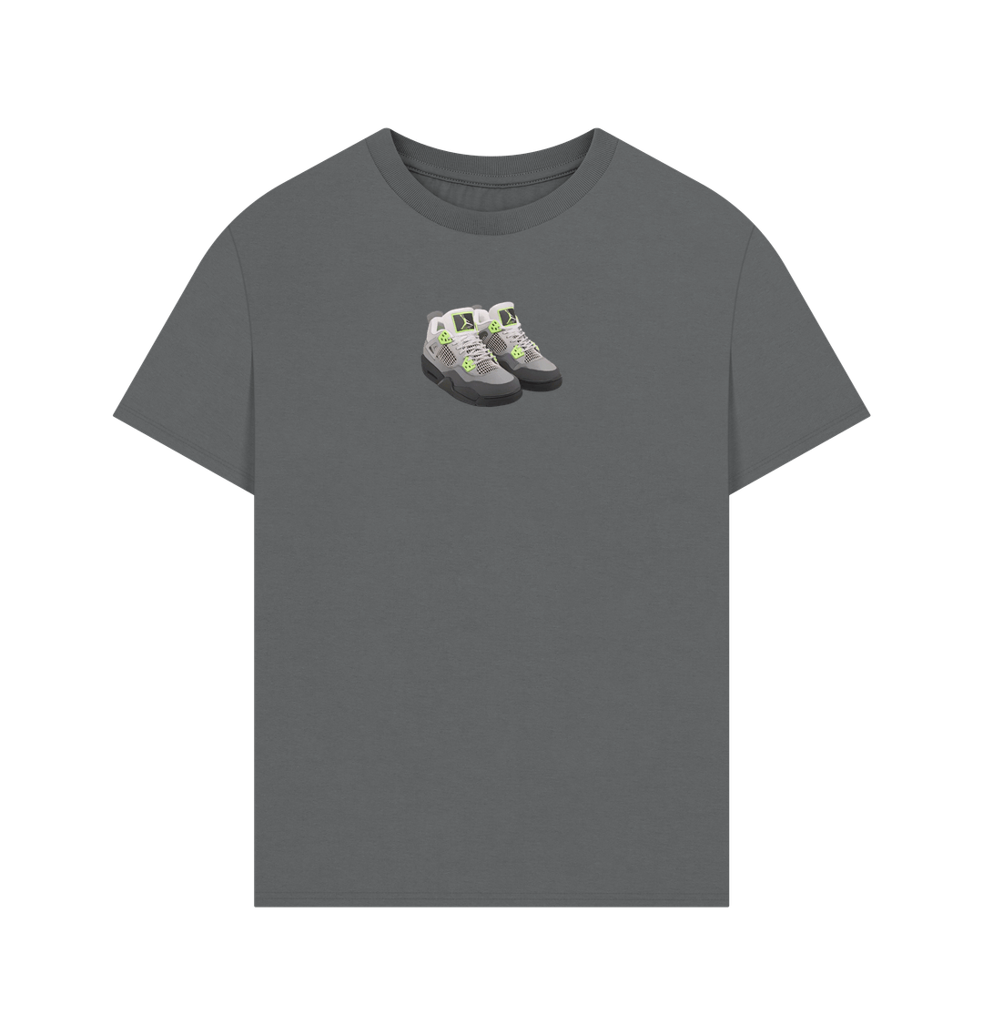 Slate Grey Jordan 4 Neon Tee
