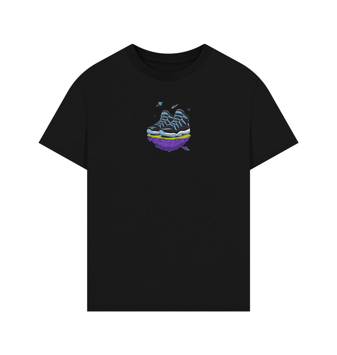 Black Jordan 11 Space Tee