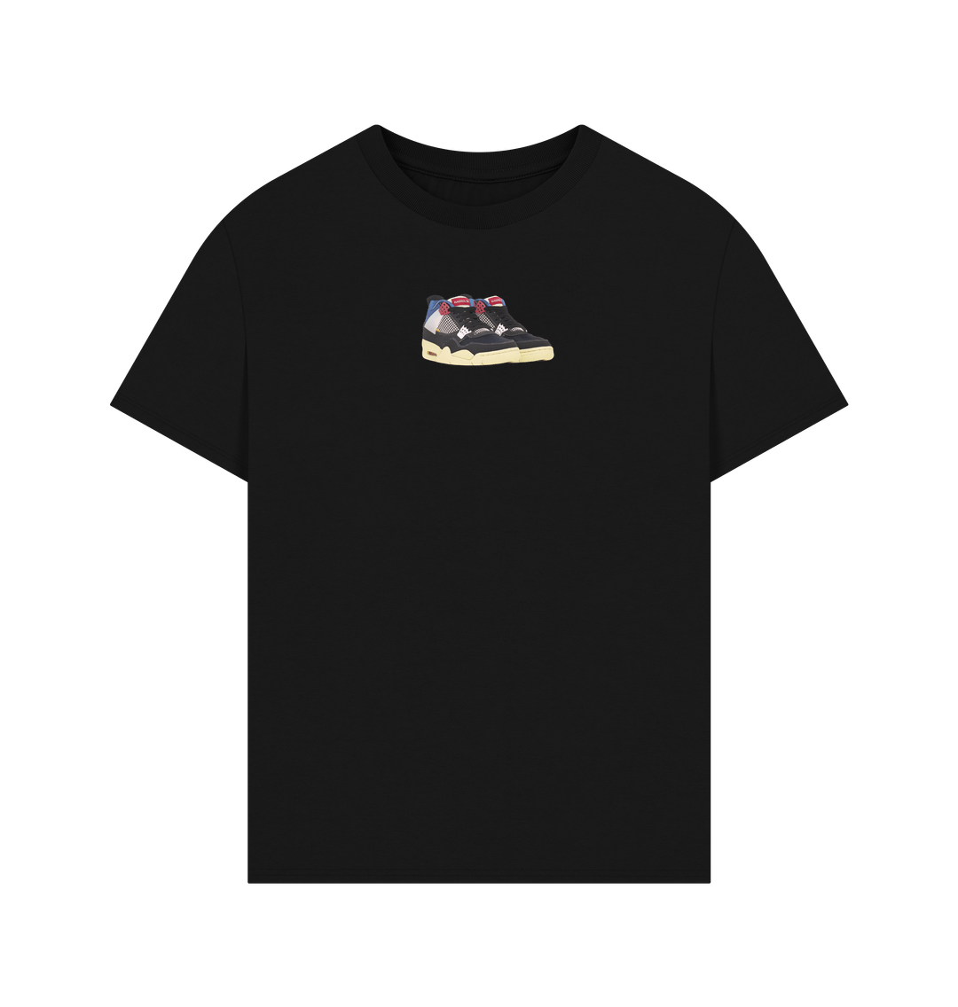 Black Jordan 4 Union Off Noir Tee