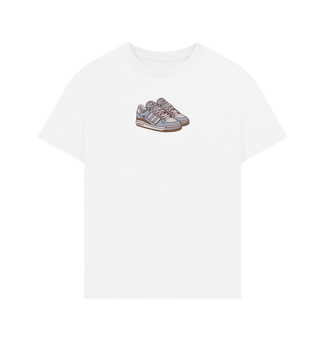 White Adidas Samba Tee