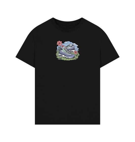 Black Air Max 95 Flower Oversized Tee