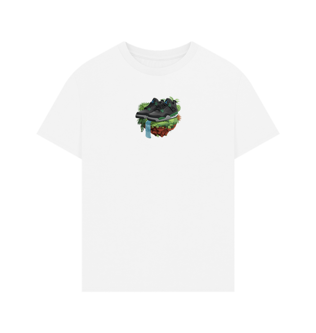 White Jordan 4 Island Tee