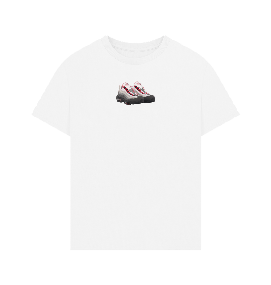 White Air Max 95 Solar Red Tee
