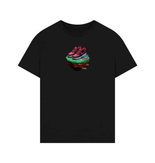 Black Air Force 1 Low Japanese Tee