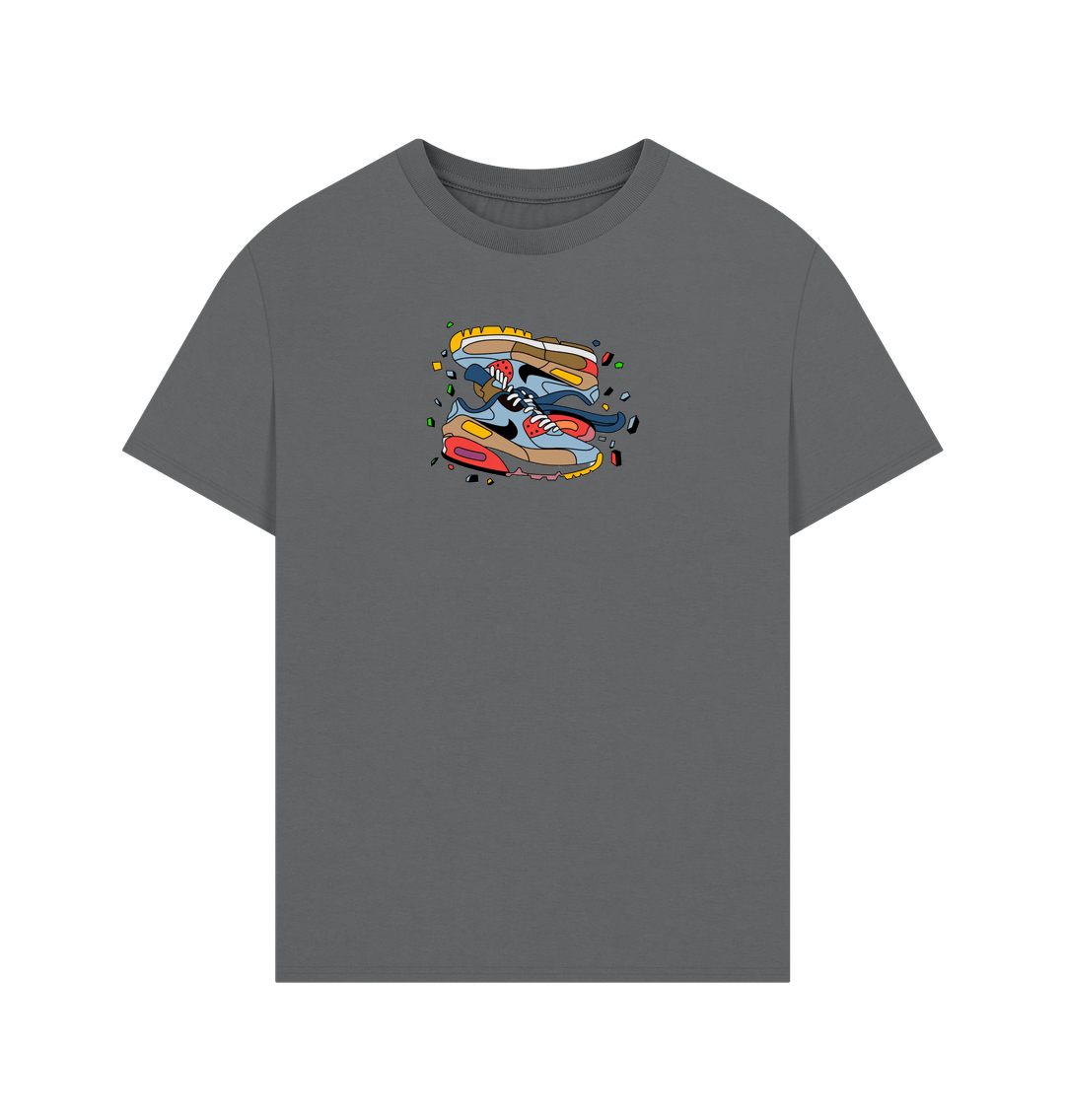 Slate Grey Air Max 90 Rainbow Oversized Tee