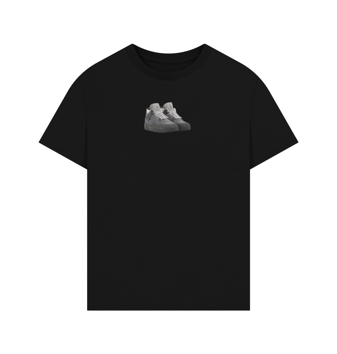 Black Jordan 4 Kaws Tee