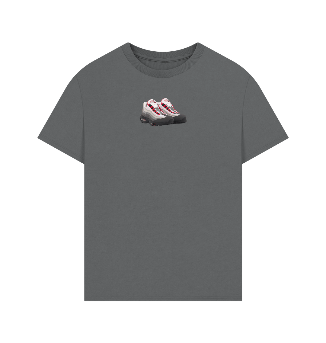 Slate Grey Air Max 95 Solar Red Tee