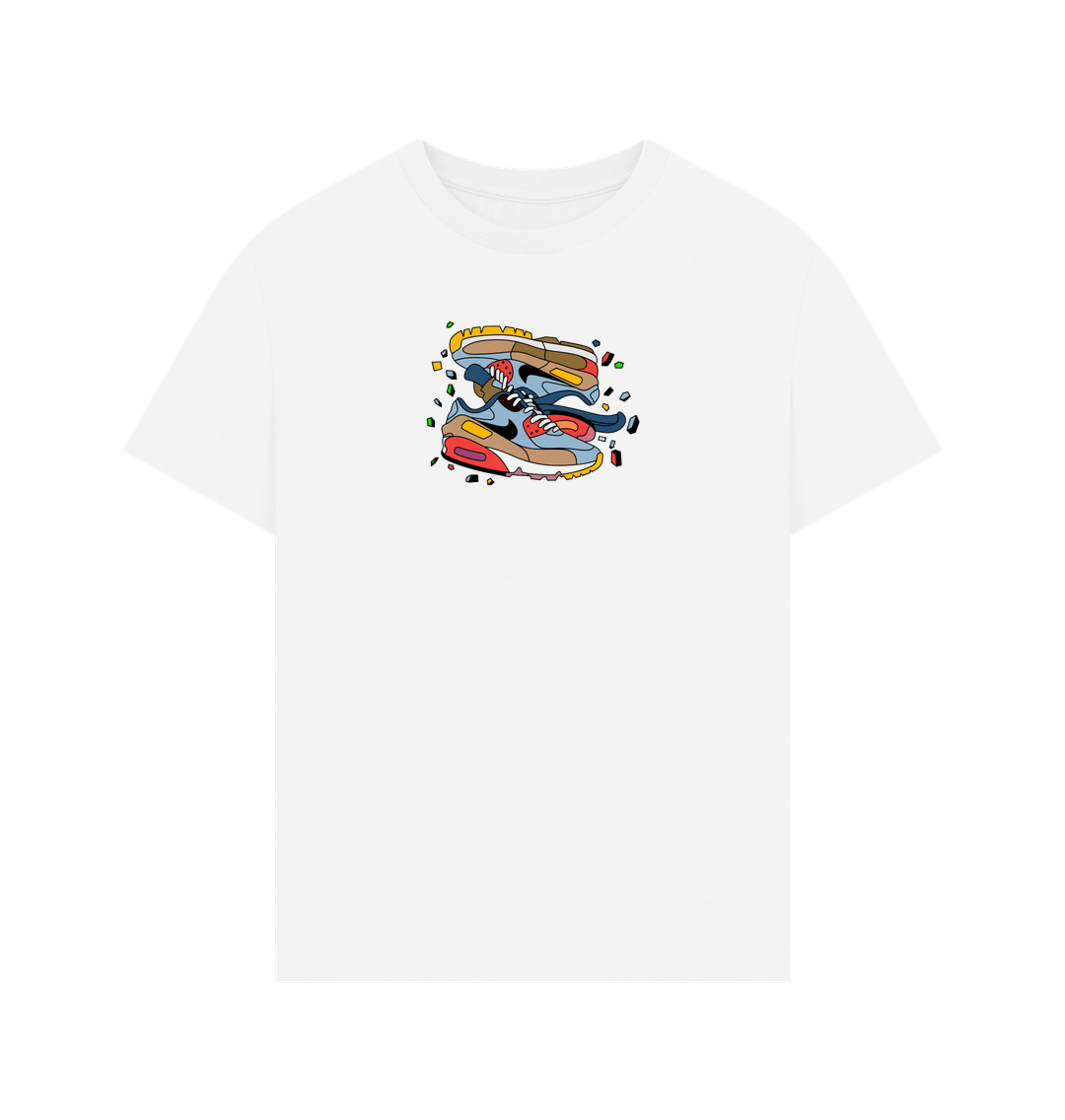 White Air Max 90 Rainbow Oversized Tee