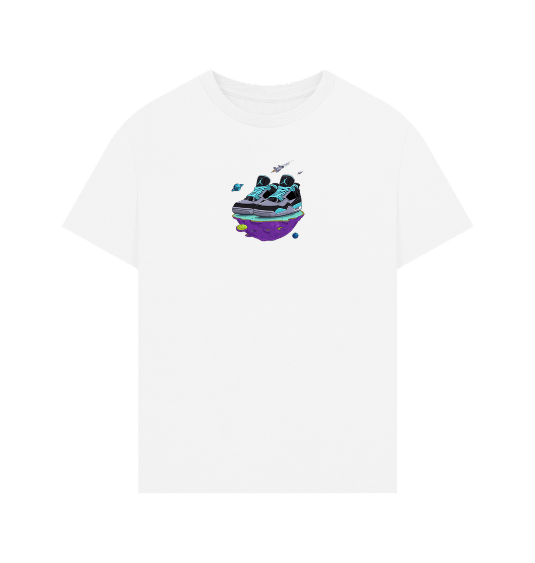 White Jordon 4 Space Tee